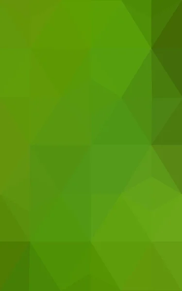 Groene veelhoekige ontwerppatroon, die bestaan uit driehoeken en verloop in origami stijl. — Stockfoto