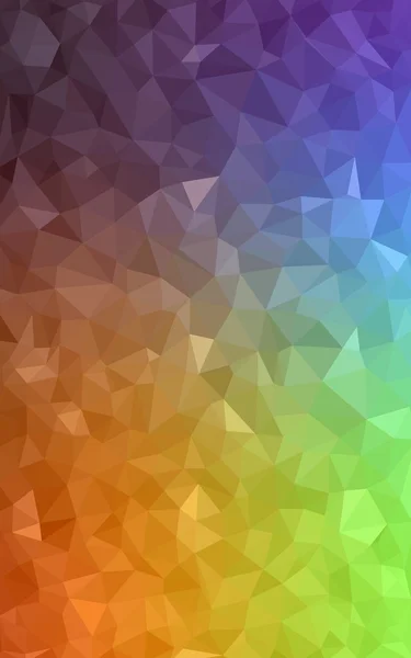 Leichtes mehrfarbiges polygonales Designmuster, das aus Dreiecken und Farbverlauf im Origami-Stil besteht — Stockfoto