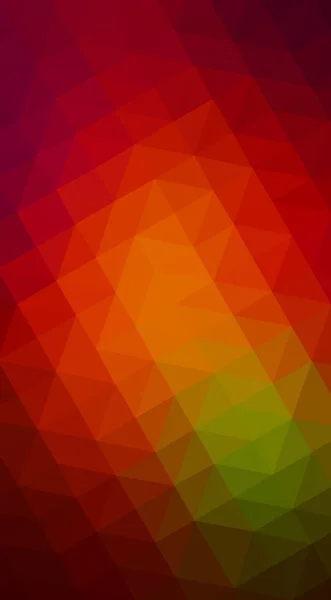 Многоцветный темно-красный, зеленый многоугольный дизайн иллюстрации, которые состоят из треугольников и градиент в стиле оригами . — стоковое фото