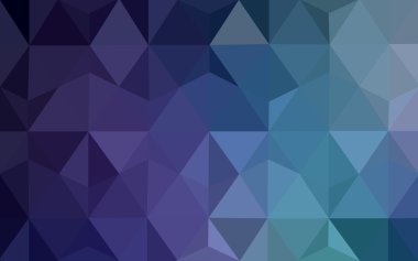 Üçgenler ve degrade origami tarzı oluşur koyu pembe, mavi köşeli tasarım deseni