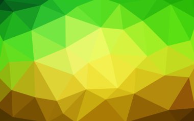 Açık mavi, poligonal tasarım deseni, yeşil üçgenler ve degrade origami tarzı hangi oluşur