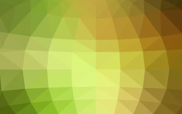 삼각형 및 종이 접기 스타일에서 그라데이션을 이루어져 있는 밝은 녹색, 빨간색 다각형 디자인 패턴 — 스톡 벡터