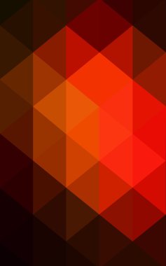 Üçgenler ve degrade origami tarzı oluşur koyu kırmızı köşeli tasarım deseni