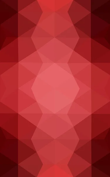 Red polygonal design pattern, which consist of triangles and gradient in origami style. — Stock Photo, Image