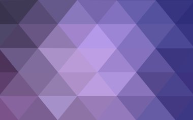 Üçgenler ve degrade origami tarzında oluşan hafif mor poligonal tasarım deseni