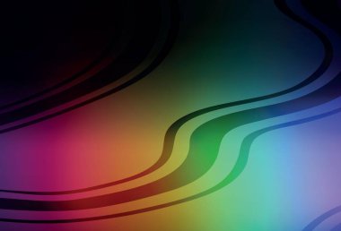 Karanlık Çokrenkli vektör soyut bulanık arkaplan. Soyut ve gradyan renkte renkli çizimler. Tasarımının yeni yolu.