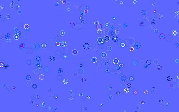 Világos Rózsaszín Kék Vektor Elrendezése Kör Alakú Gyönyörű Színes Illusztráció — Stock Vector