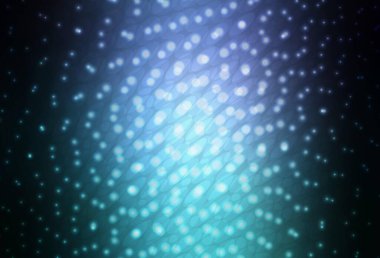 Koyu mavi, daireli yeşil vektör şablonu. Parlak renkli soyut çemberlerin olduğu bir resim. Güzel web siteleri için desen.