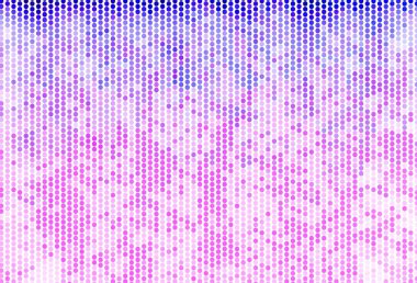 Lekeli açık mor vektör arkaplan. Parlak renkli soyut çemberlerin olduğu bir resim. Güzel web siteleri için desen.