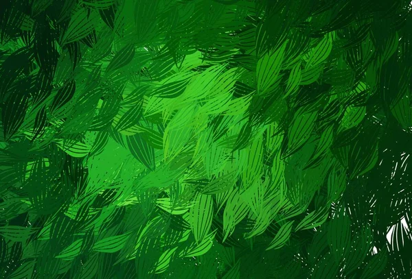 Dark Green Vector Pattern Random Forms Illustration Colorful Gradient Shapes — Stock Vector