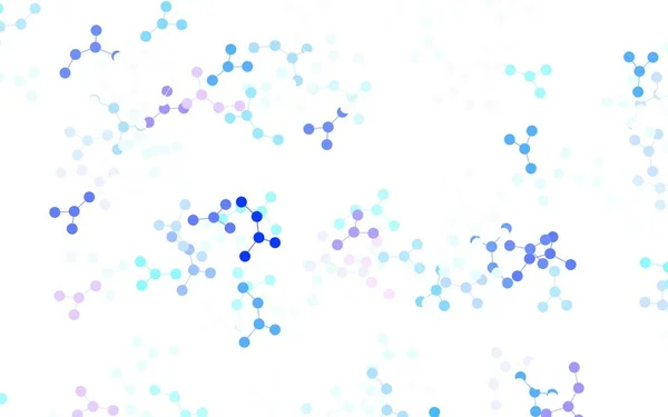 Світло Рожевий Синій Векторний Візерунок Мережею Штучного Інтелекту Барвистий Дизайн — стоковий вектор