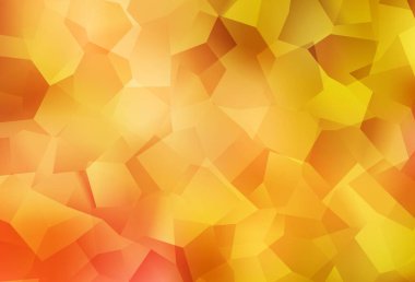 Soyut biçimlerde Light Orange vektör dokusu. Renkli rastgele şekillerle modern soyut illüstrasyon. Bir cep telefonu için arka plan.