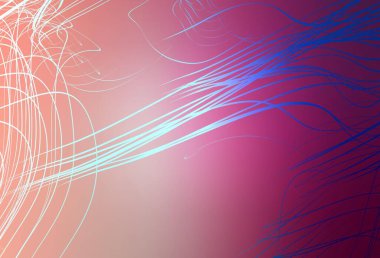 Açık pembe vektör renkli soyut arkaplan. Gradyan ile modern soyut çizim. Marka kitabınız için yeni biçim tasarımı.