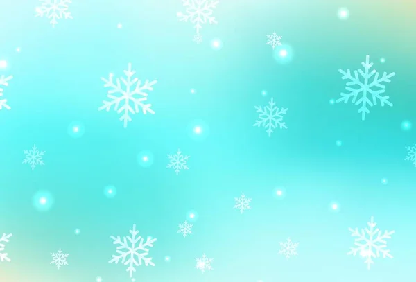 Lichtgroene Vector Lay Out Nieuwjaarsstijl Kleurrijke Illustratie Met Kerstsimbolen Tekens — Stockvector