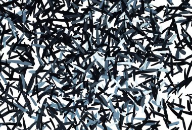 Düz çizgili koyu mavi vektör arkaplan. Bulanık dekoratif tasarım basit bir şekilde çizgilerle. Reklamınız, posteriniz, afişiniz için en iyi tasarım.