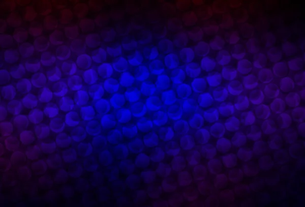 Σκούρο Μπλε Κόκκινο Διανυσματικό Πρότυπο Κύκλους Glitter Αφηρημένη Εικόνα Θολή — Διανυσματικό Αρχείο