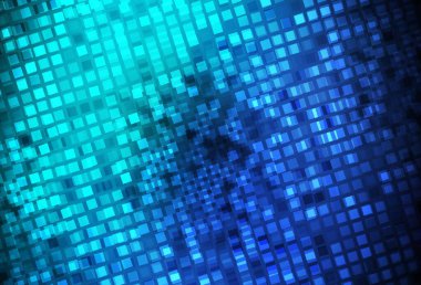 Lacivert, eşkenar dörtgenli yeşil vektör arkaplan. Renkli dikdörtgenleri olan bir resim. İniş sayfası için modern şablon.