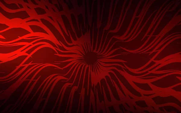 Темно Червоний Векторний Фон Прямими Лініями Блискуча Кольорова Ілюстрація Гострими — стоковий вектор