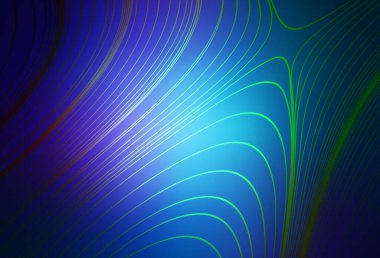 Koyu pembe, mavi vektör soyut parlak şablonu bulanıklaştırdı. Yaratıcı illüstrasyon, yarım tonlu ve eğimli. İş tasarımınız için yeni biçim.