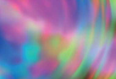 Açık Çokrenkli vektör parlak dokuyu bulanıklaştırdı. Gradyan tasarımlı, soyut, ışıltılı çizimler. Tasarımlar için arka plan.