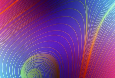 Koyu pembe, mavi vektör parlak soyut çizim. Görüntü tarzında tamamen yeni bir renkli çizim. Tasarımının yeni yolu.