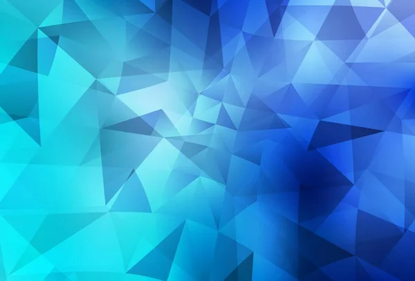 Світло Blue Вектор Блискуче Трикутне Компонування Творча Ілюстрація Стилі Напівтонів — стоковий вектор