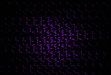 Keskin çizgileri olan koyu mor vektör deseni. Bulanık dekoratif tasarım basit bir şekilde çizgilerle. Reklamlar, posterler, afişler için desen.