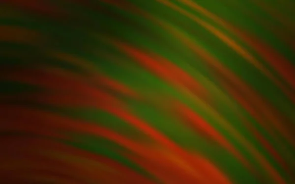 Темно Оранжевый Векторный Отскок Мокрыми Линиями Красочная Иллюстрация Абстрактном Стиле — стоковый вектор