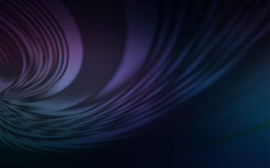 Koyu pembe, bükülmüş çizgileri olan mavi vektör düzeni. Yaratıcı illüstrasyon, yarım tonlu ve eğimli. Web siteniz için soyut tasarım.