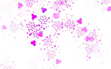 Açık mavi, soyut şekilli kırmızı vektör dokusu. Soyut gradyan şekilli basit renkli çizimler. Kartvizitiniz için modern tasarım.