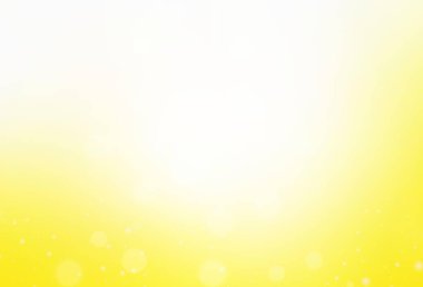 Karnaval tarzında açık sarı vektör şablonu. Gradyan Noel elementleri içeren bir Akıllı Çizim. Reklamlar, posterler, kitap afişleri için desen.