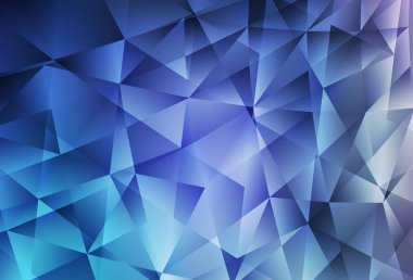 Koyu pembe, mavi vektör soyut mozaik desen. Çokgen biçiminde, gradyan ile renkli çizimler. Bir markanın arkaplanı için desen.