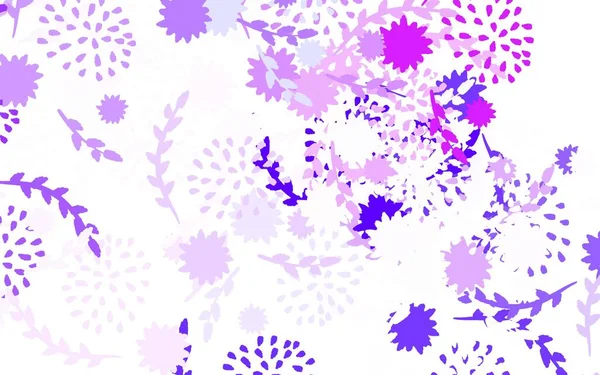 Hellviolett Rosa Vektor Eleganten Hintergrund Mit Blumen Rosen Dekorative Gestaltung — Stockvektor