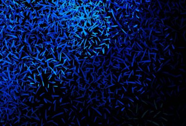 Renkli çizgileri olan koyu mavi vektör dokusu. Bulanık arkaplanda gradyanı olan çizgiler. İş ilanınız için akıllı tasarım.