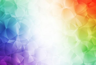 Memphis şekilli Light Multicolor vektör arkaplanı. Rastgele şekillerle soyut tarzda dekoratif tasarım. Duvar kağıtları için zarif tasarım.