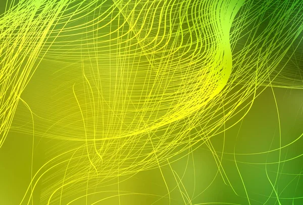 Ljusgrön Gul Vektor Modern Elegant Bakgrund Helt Färgad Illustration Suddig — Stock vektor