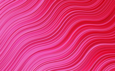 Açık pembe, kıvrımlı daireli kırmızı vektör deseni. Mermer biçiminde yaratıcı geometrik çizim ve gradyan. Markan için yeni kompozisyon.