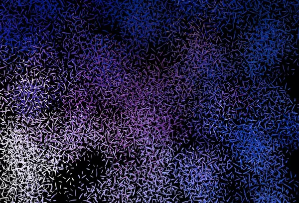 Dunkelrosa Blaue Vektortextur Mit Farbigen Linien Leuchtend Farbige Illustration Mit — Stockvektor