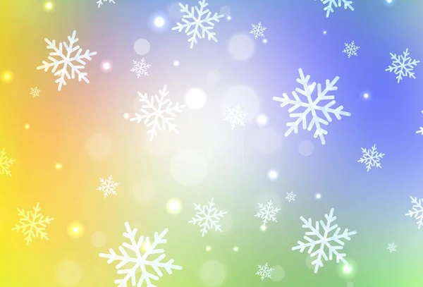 Light Multicolor Vector Template Carnival Style Smart Illustration Gradient Christmas — Stock Vector