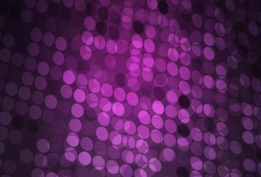 Disklerle koyu pembe vektör dokusu. Doğa tarzında renkli baloncuklu soyut illüstrasyon. İş ilanınız için tasarım.