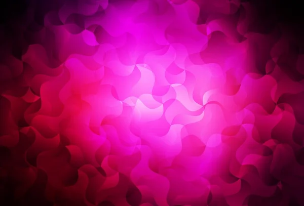 深色粉红矢量背景与水平线 全新色彩艳丽的曲线插图 手机显示屏的背景 — 图库矢量图片