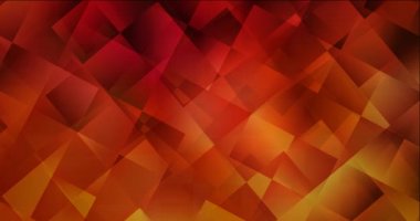 4K dikdörtgenli koyu kırmızı akış videosu. Gradyan dikdörtgenlerle modern soyut animasyon. Sunumlar için akış tasarımı. 4096 x 2160, 30 fps.