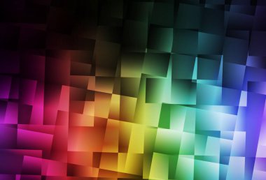 Koyu renkli vektör çokgen desen. Origami tarzında gradyan ile geometrik çizim. Cep telefonunun arka planının şablonu.