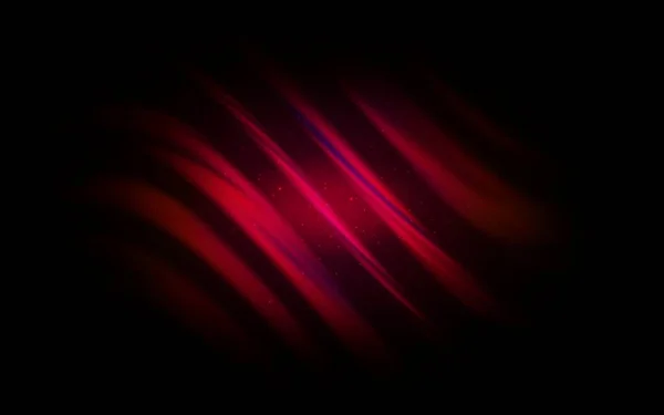 Sötét Rózsaszín Vektor Minta Éjszakai Égbolton Csillagokkal Modern Absztrakt Illusztráció — Stock Vector