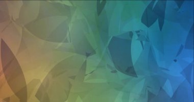 4K döngüsü açık mavi, sarı animasyon ve rastgele formlar. Renkli gradyan şekilli yüksek kaliteli soyut video. Mobil uygulamalar ve web siteleri için şarjör. 4096 x 2160, 30 fps.