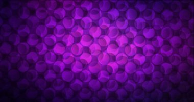 4K döngü koyu mor, pembe noktalı soyut animasyon. Çember yapısı olan kaliteli soyut video. Film işi reklamcılığı. 4096 x 2160, 30 fps.