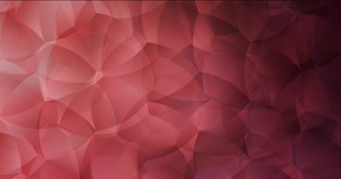 Açık pembe 4K döngüsü, rastgele formlarla kırmızı animasyon. Soyut gradyan şekillerle basit renkli animasyonlar. Akıllı sunumlar için film. 4096 x 2160, 30 fps.