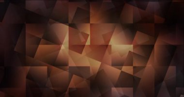 4K çizgiler, dikdörtgenler ile koyu kahverengi video döngüsü.