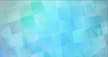 4K döngü açık mavi, kare biçiminde yeşil animasyon.