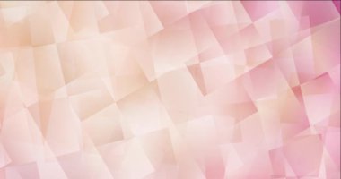 4K döngü açık pembe, sarı video örneği dikdörtgen biçiminde.